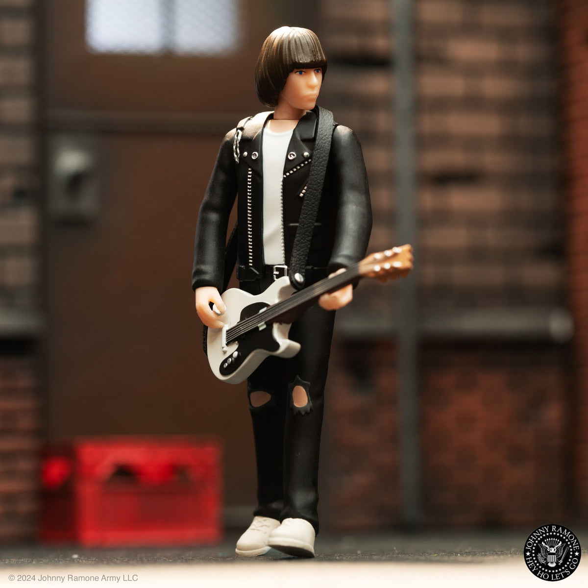 Johnny Ramone ReAction Figures - Johnny Ramone (White Shirt) – Super7