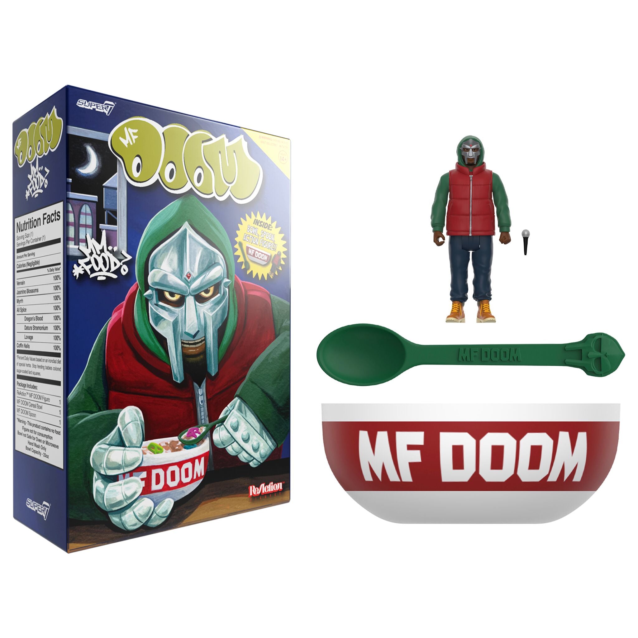 MF DOOM ReAction Figures Wave 02 - MF DOOM (Mm..Food)