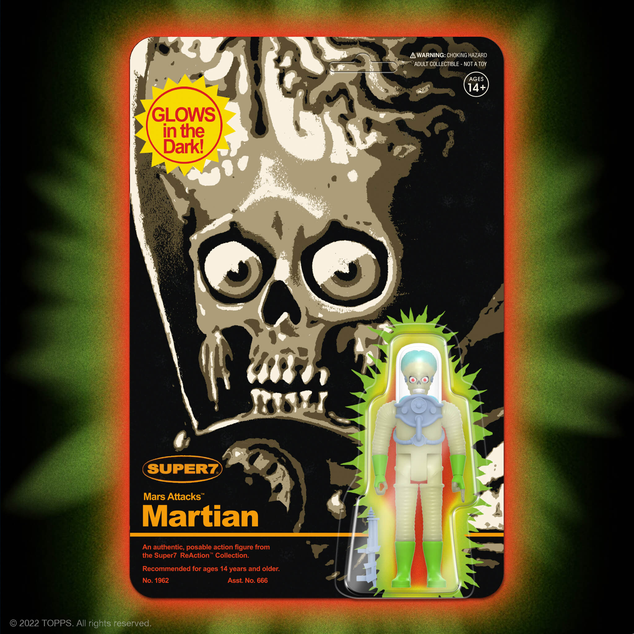 Mars Attacks ReAction - The Invasion Begins (Monster Glow)