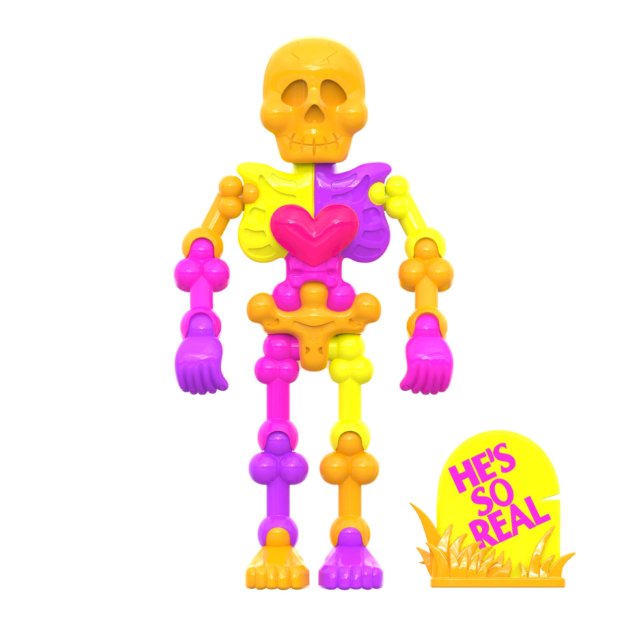 Mr. Bones ReAction Figure - Mr. Bones (Fluorescent)