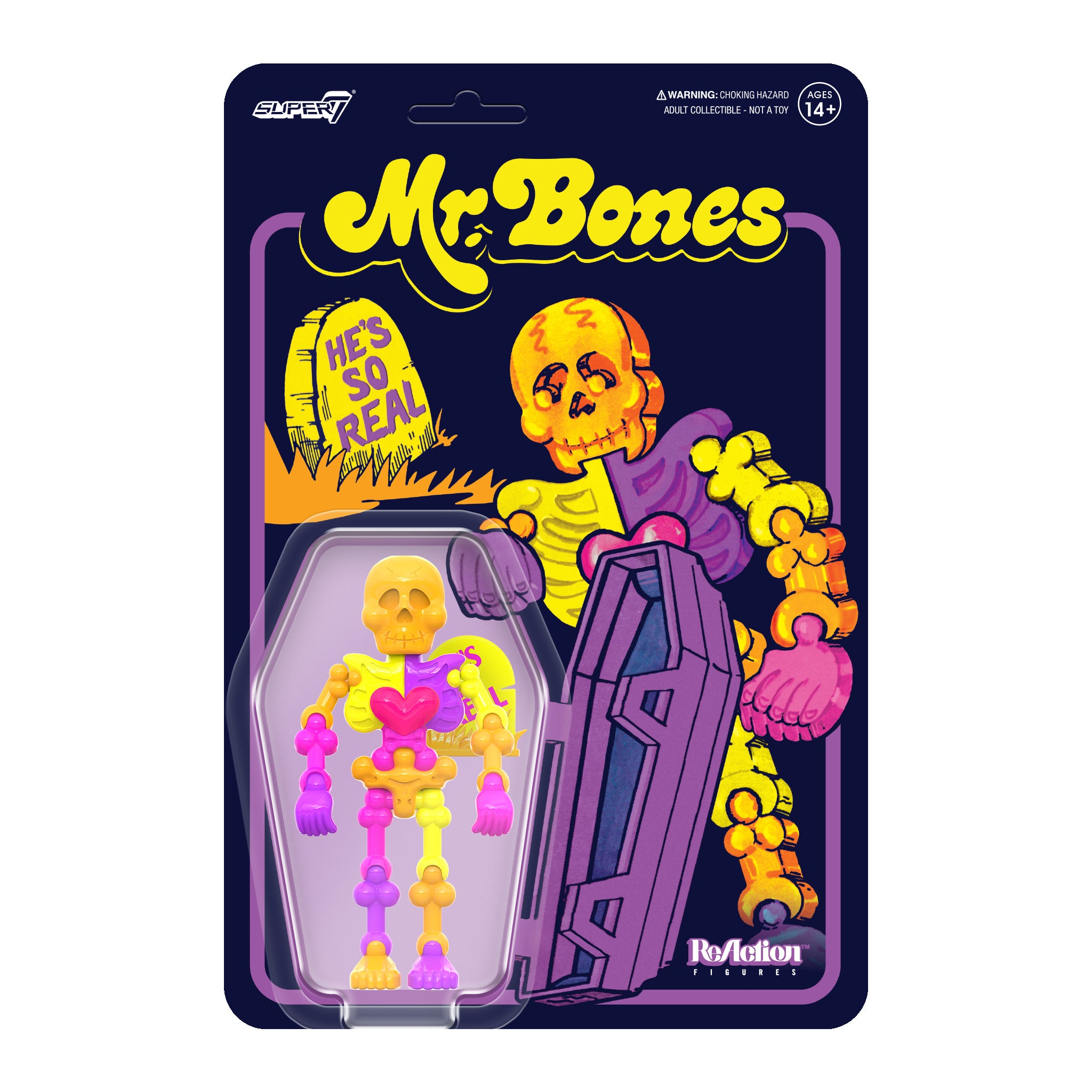 Mr. Bones ReAction Figure - Mr. Bones (Fluorescent)