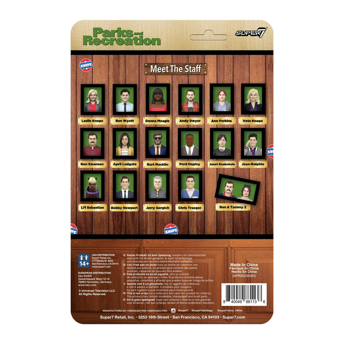 Parks and Recreation ReAction Wave 3 - Jean-Ralphio – Super7