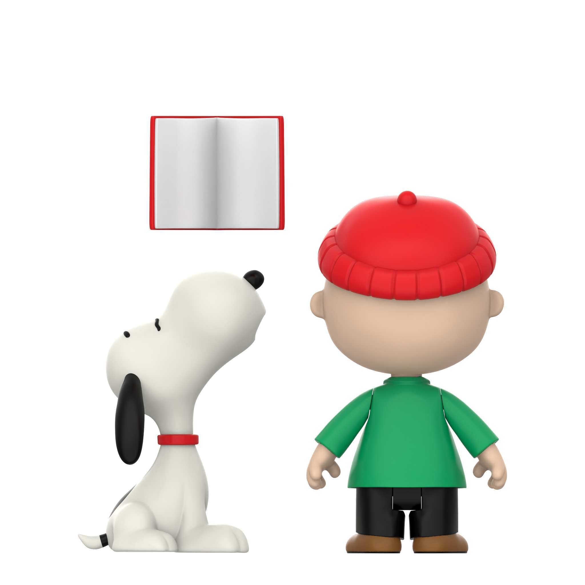Peanuts ReAction Figures - Charlie Brown and Snoopy (Caroling)