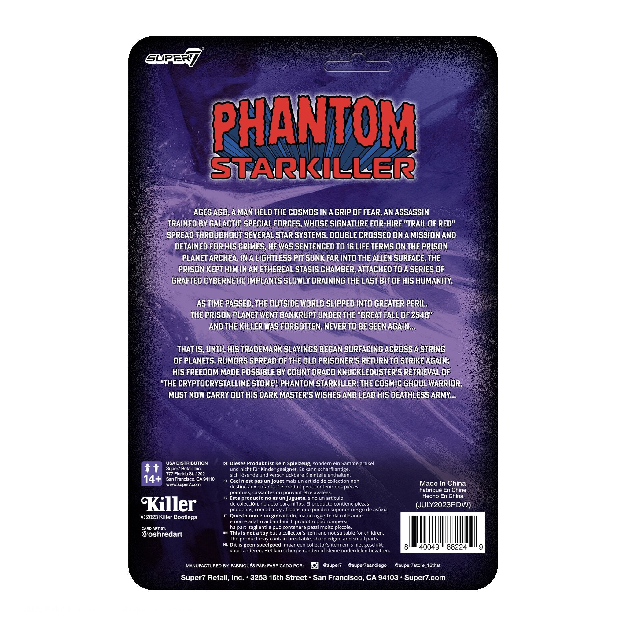 Phantom Starkiller ReAction Figures - Ghost of Phantom Starkiller