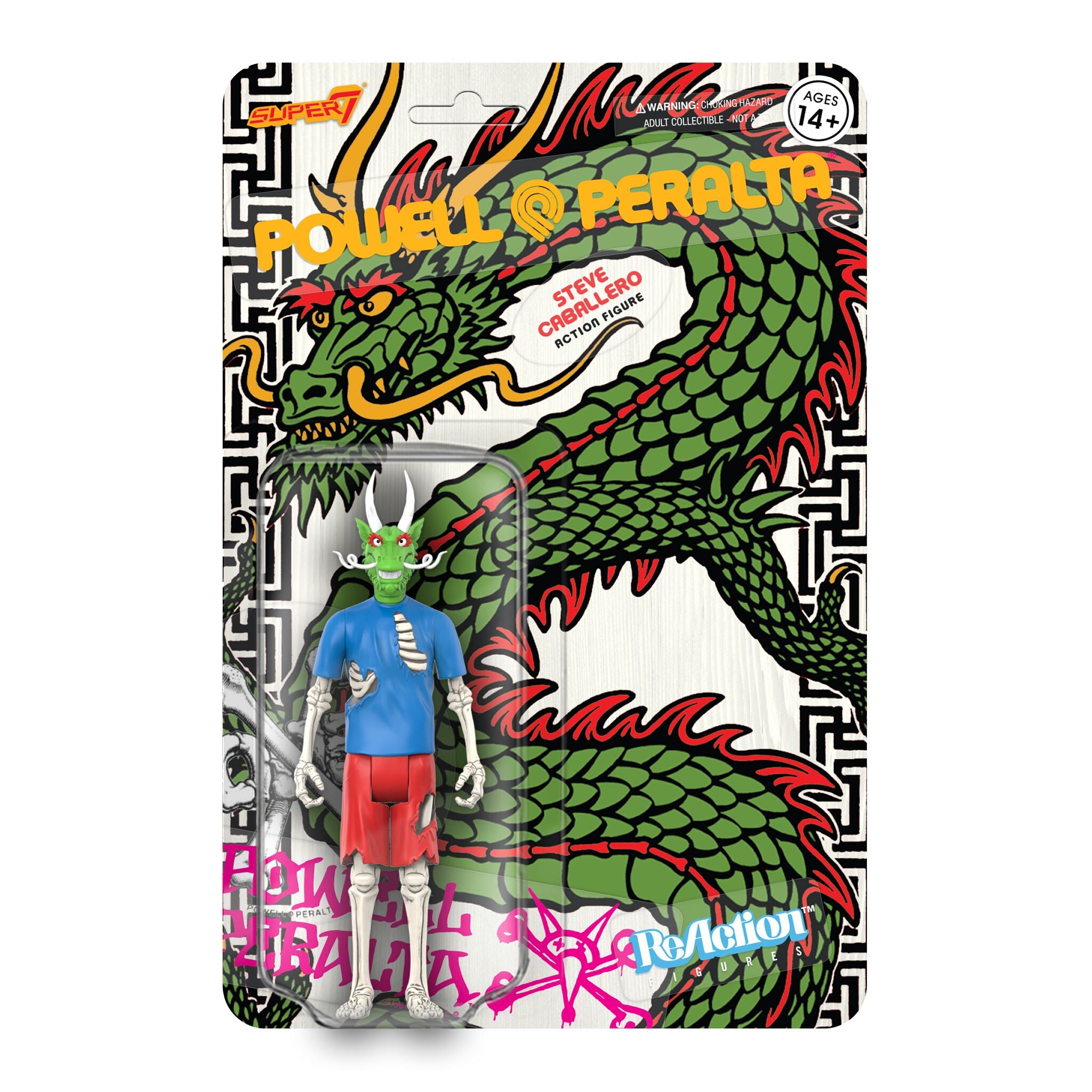 Powell-Peralta ReAction Figure Wave 3 - Steve Caballero (Chinese Dragon)