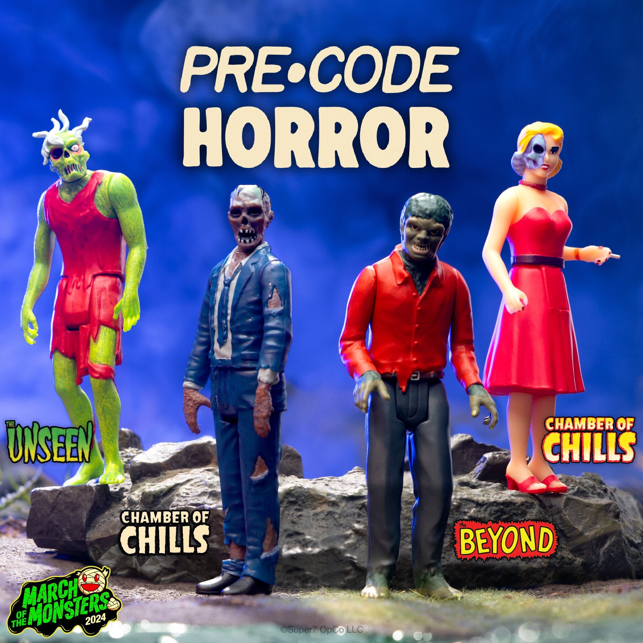 Pre-Code Horror ReAction  Figures Wave 2 - Set of 4