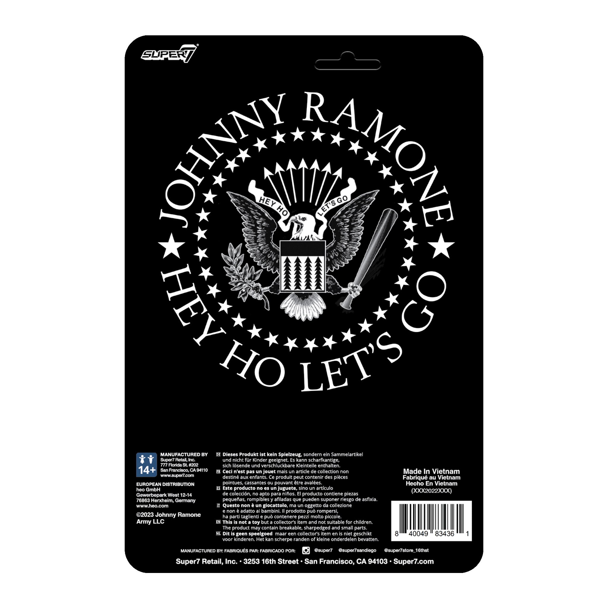 Johnny Ramone ReAction Figures Wave 01 - Johnny Ramone