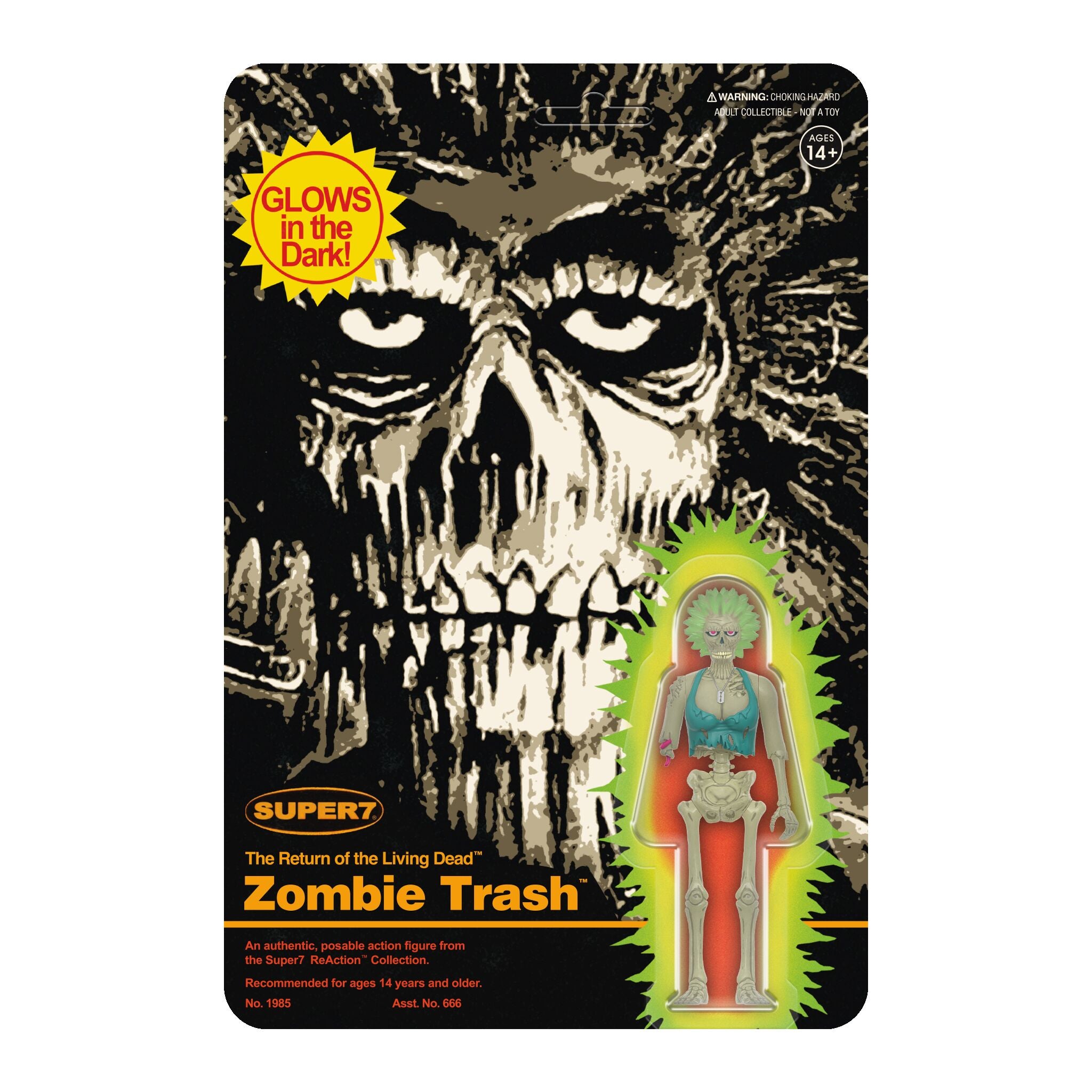 Return of the Living Dead ReAction Figures Wave 5 - Zombie Suicide & Zombie Trash (Monster Glow)