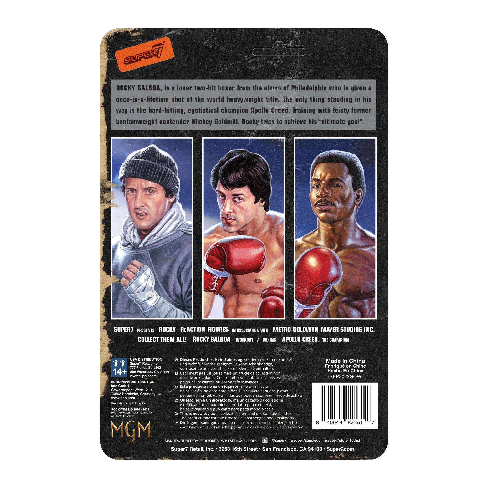 Rocky ReAction Wave 2 - Rocky I Apollo Creed Boxing