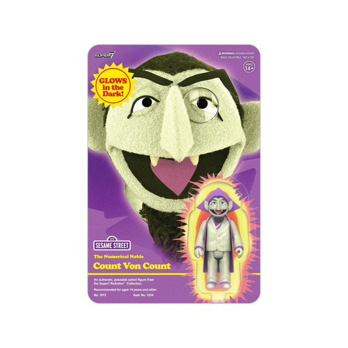 Sesame Street ReAction Figures - Count Von Count (Monster Glow)