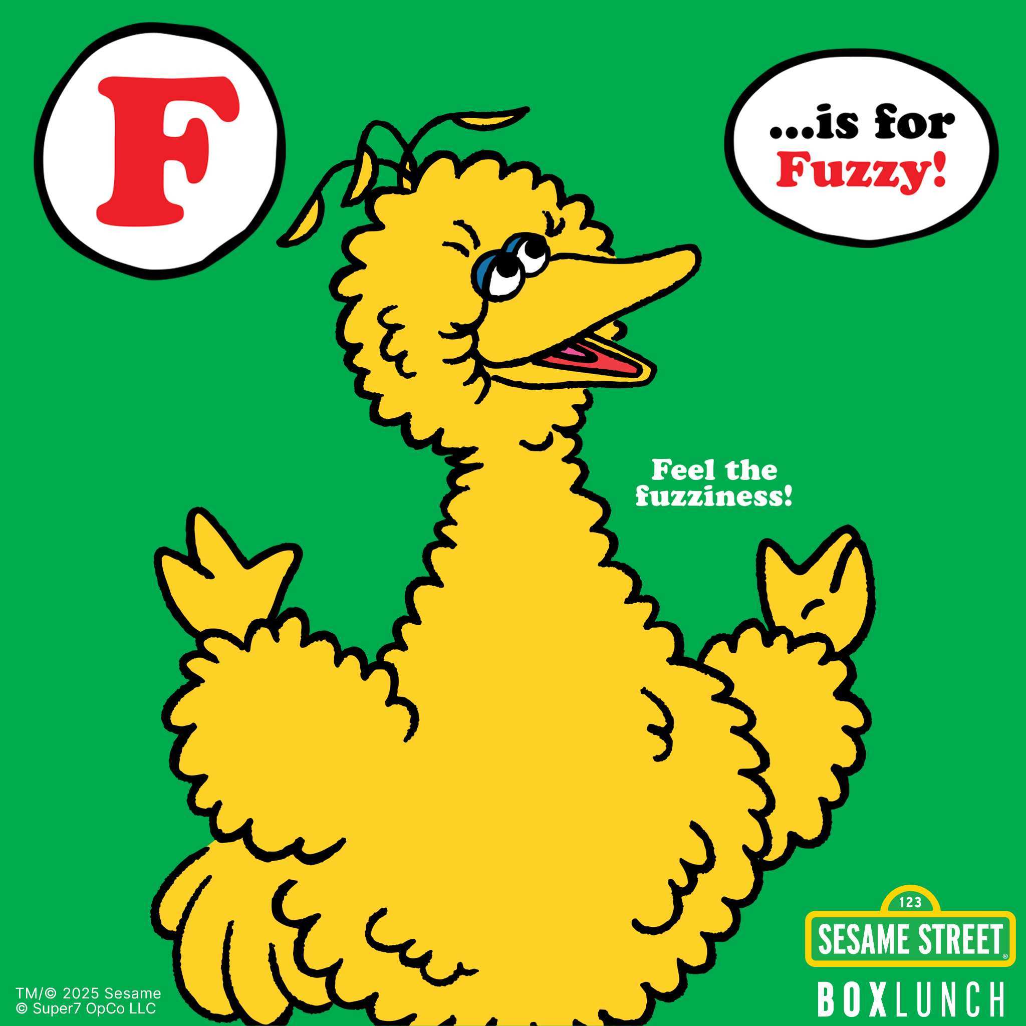 Sesame Street ReAction Figures - Big Bird (Flocked)