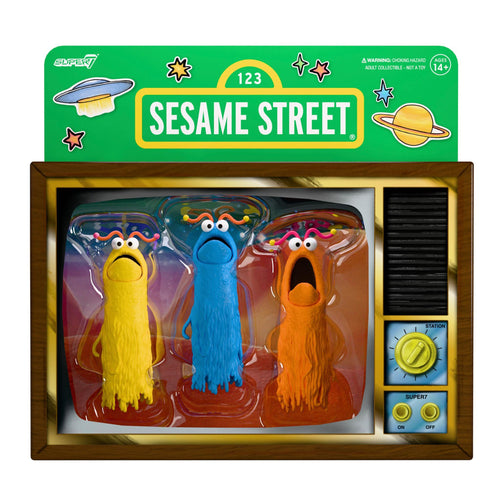Sesame Street ReAction Figures - Yip Yip Martians (3-Pack)