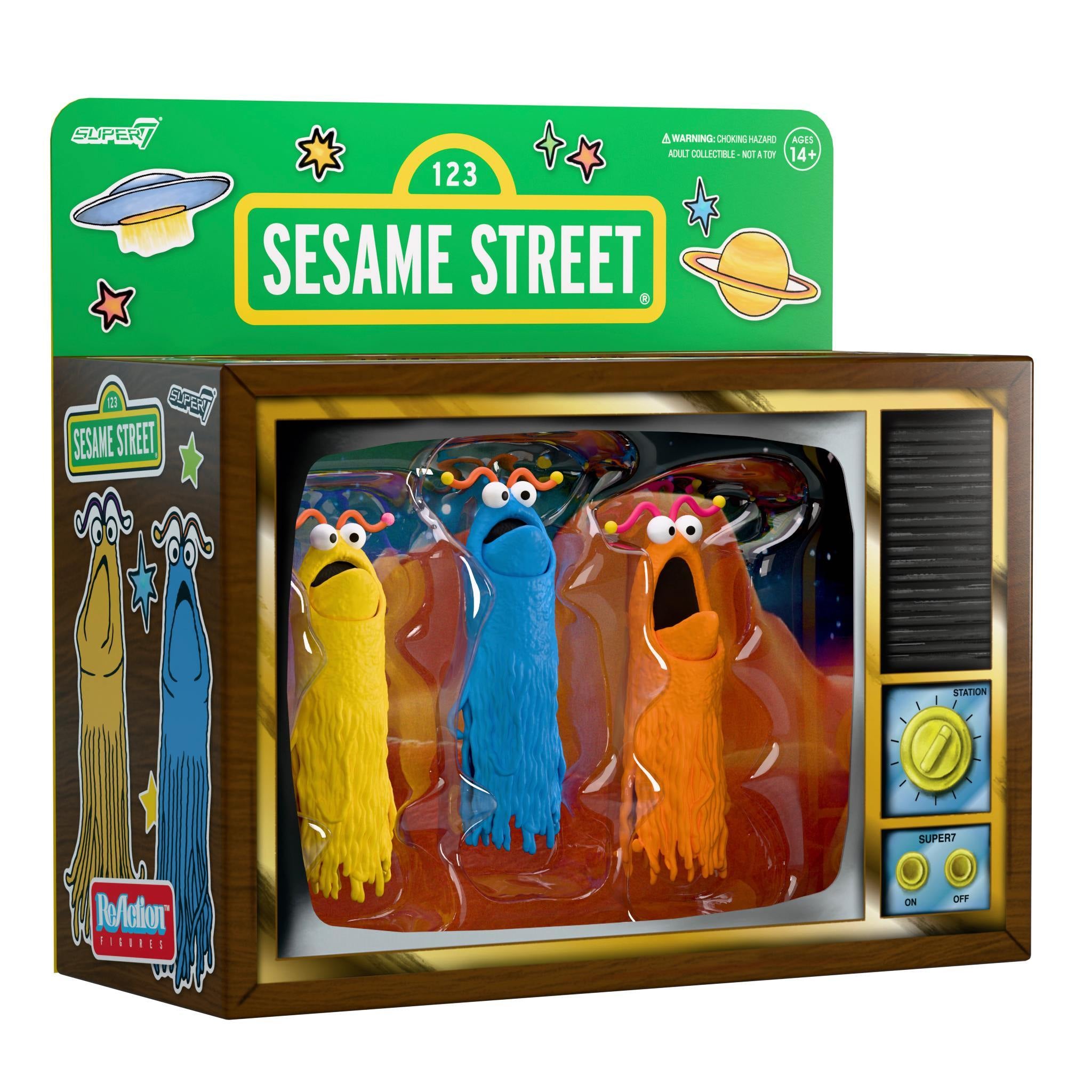 Sesame Street ReAction Figures - Yip Yip Martians (3-Pack)