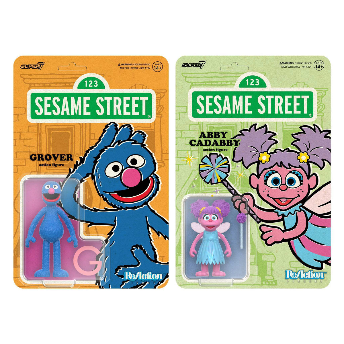 abby cadabby bike helmet Sesame Street ReAction Figures Wave 05