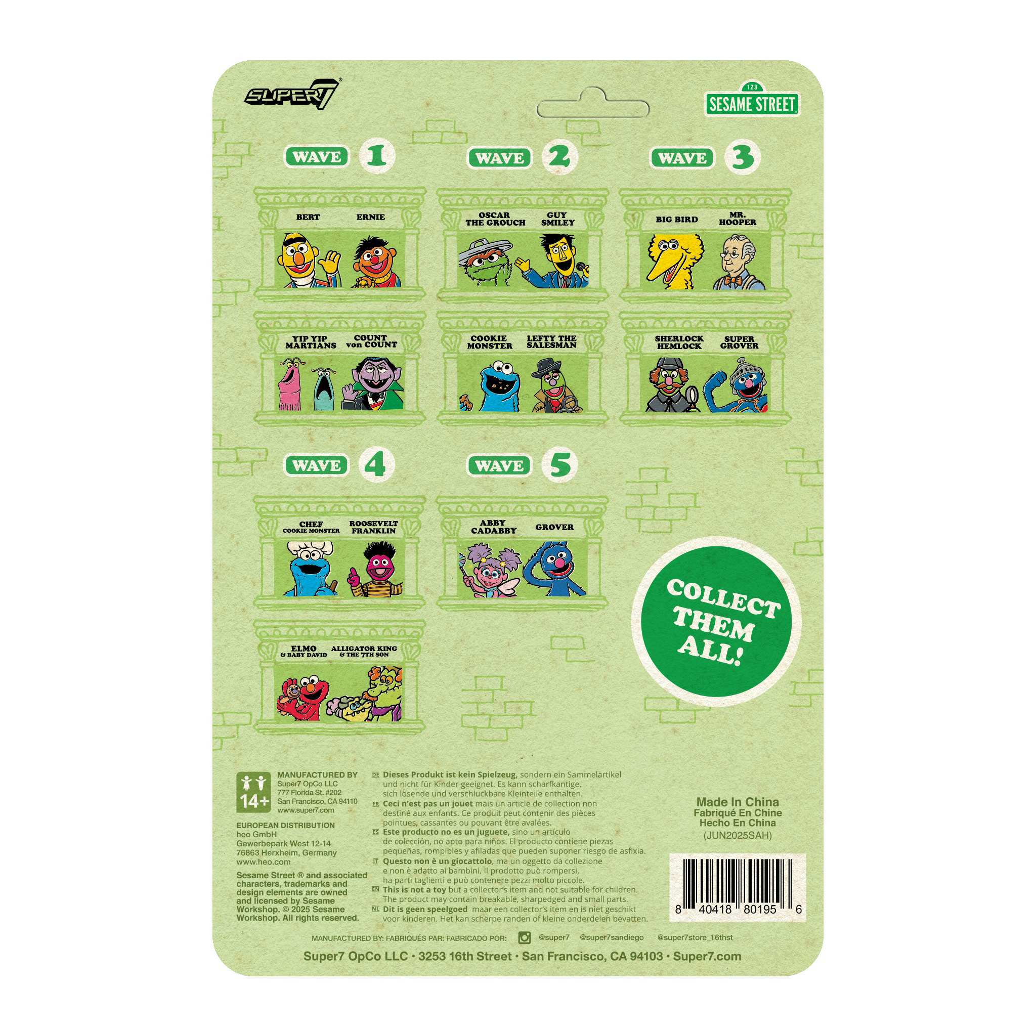 Sesame Street ReAction Figures Wave 05 - Abby Cadabby