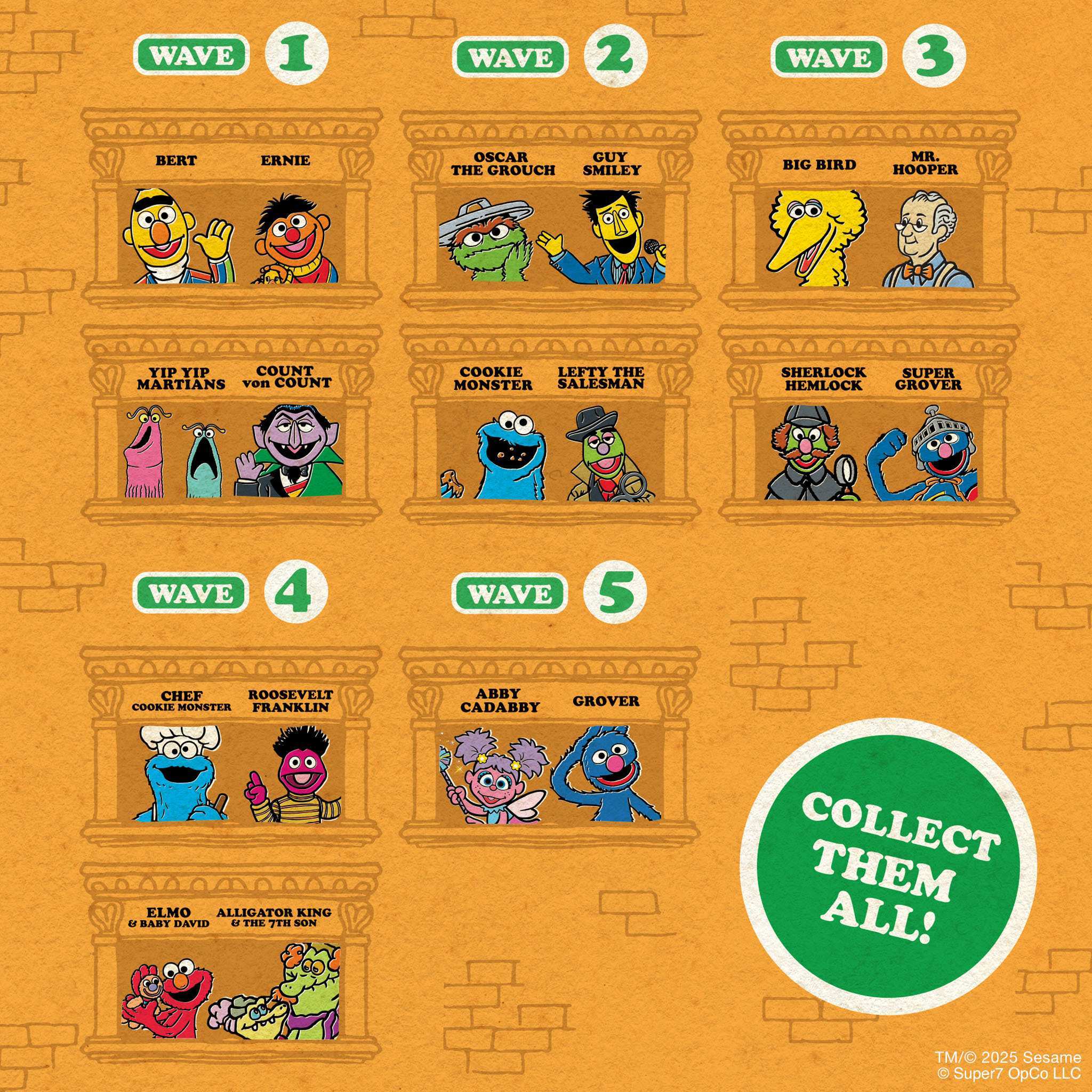 Sesame Street ReAction Figures Wave 05 - Grover