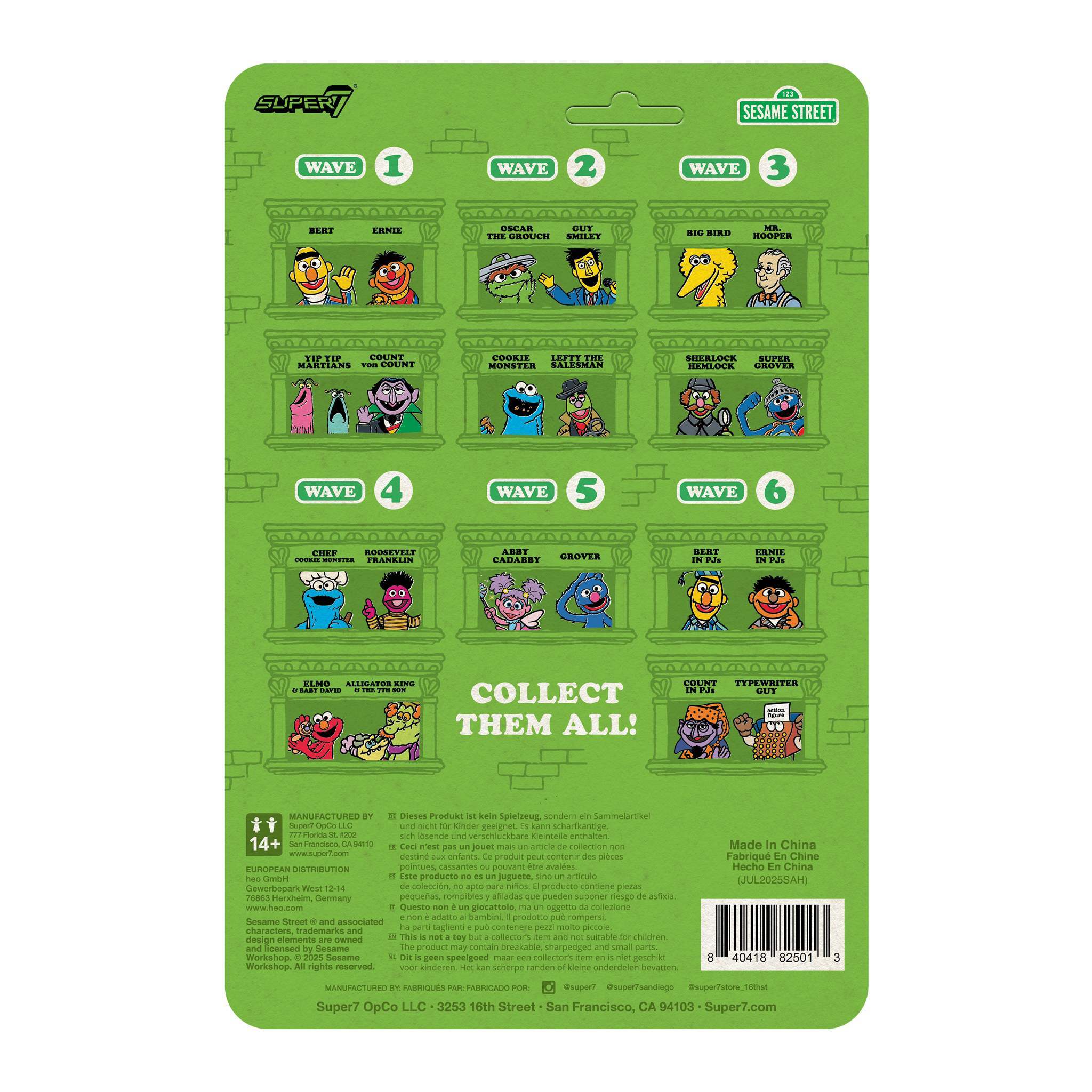 Sesame Street ReAction Figures Wave 06 - Typewriter Guy