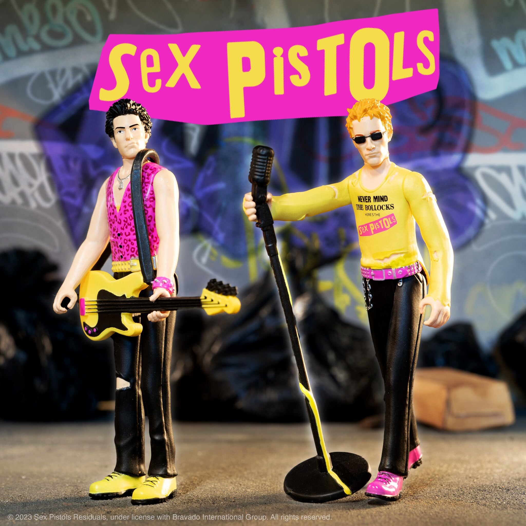 Sex Pistols ReAction Figures Wave 2 - Never Mind The Bollocks - Johnny Rotten & Sid Vicious