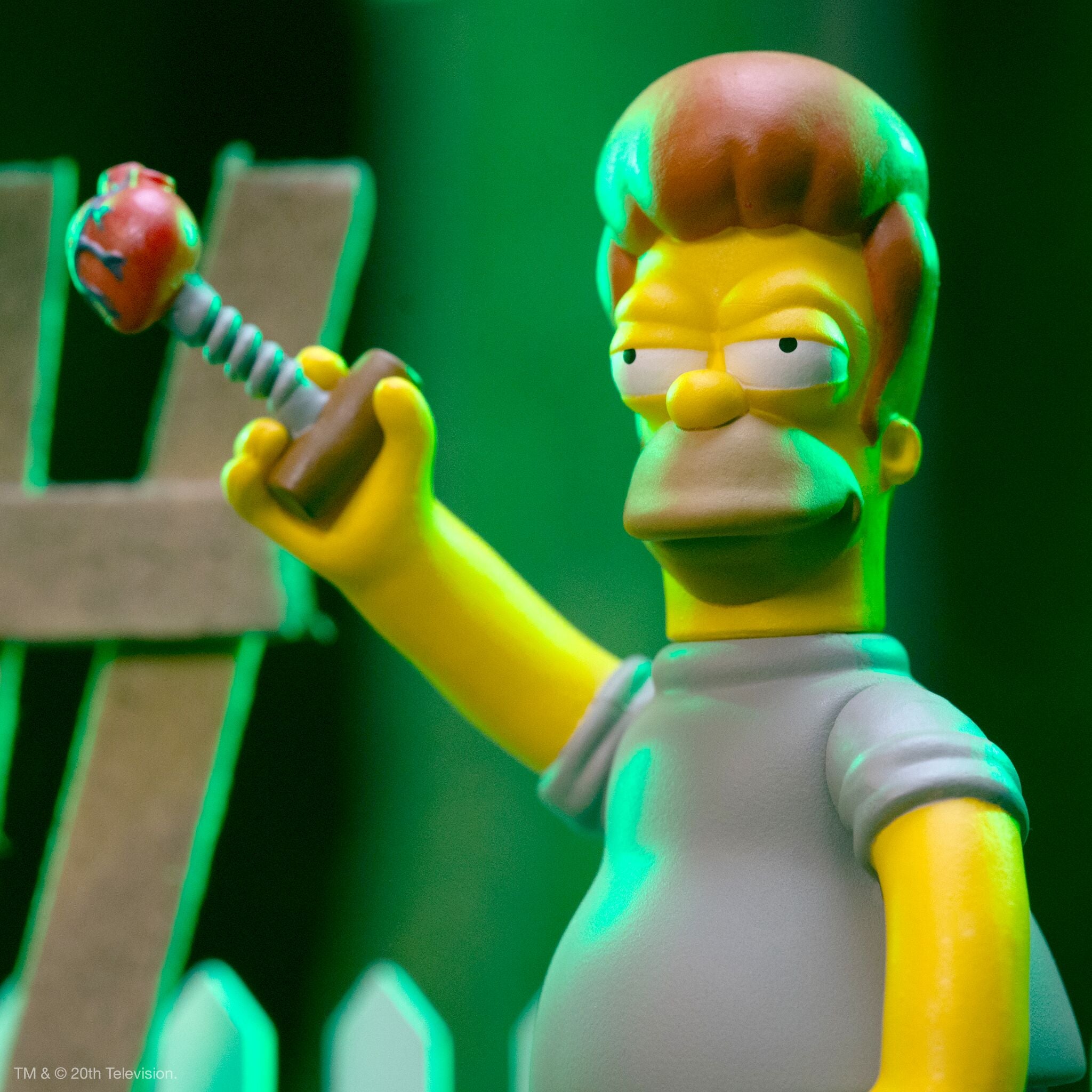 The Simpsons ReAction Figures Wave 04 (Tree House of Horror v2) - Hell Toupee Homer