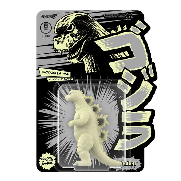 Toho ReAction Figures Wave 5 (Godzilla Day) Godzilla '74 (Glow) – Replay  Toys LLC