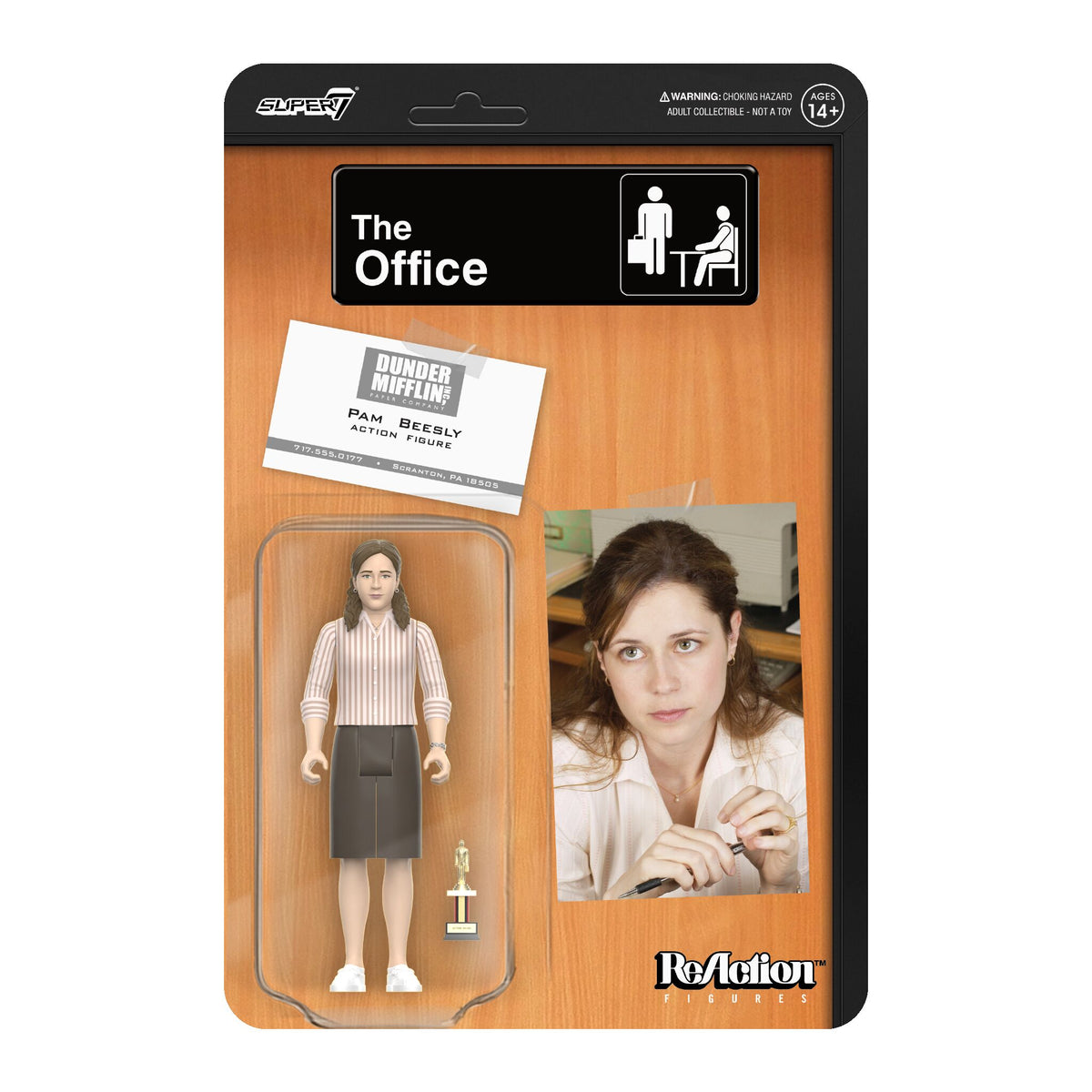 The Office ReAction Figures Wave 2 - Pam Beesly (Dundie ) – Super7