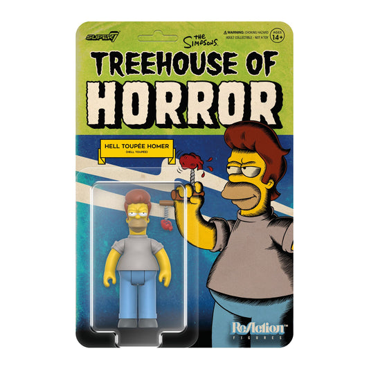 The Simpsons ReAction Figures Wave 04 (Tree House of Horror v2) - Hell Toupee Homer
