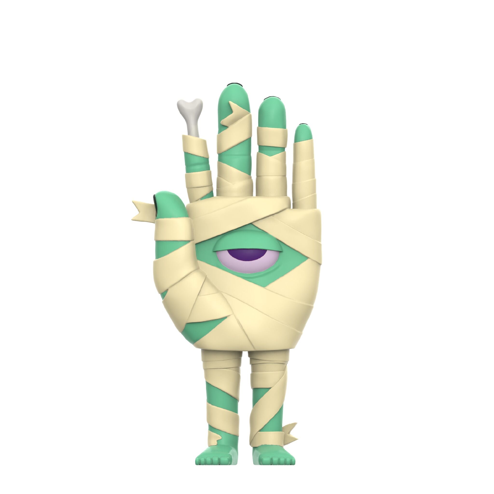 The Weirdest ReAction Figures Wave 04 - Mummy's Hand (Putrid Pals)
