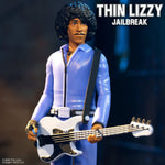 Thin Lizzy Jailbreak ReAction figure in blue jumpsuit holding a guitar