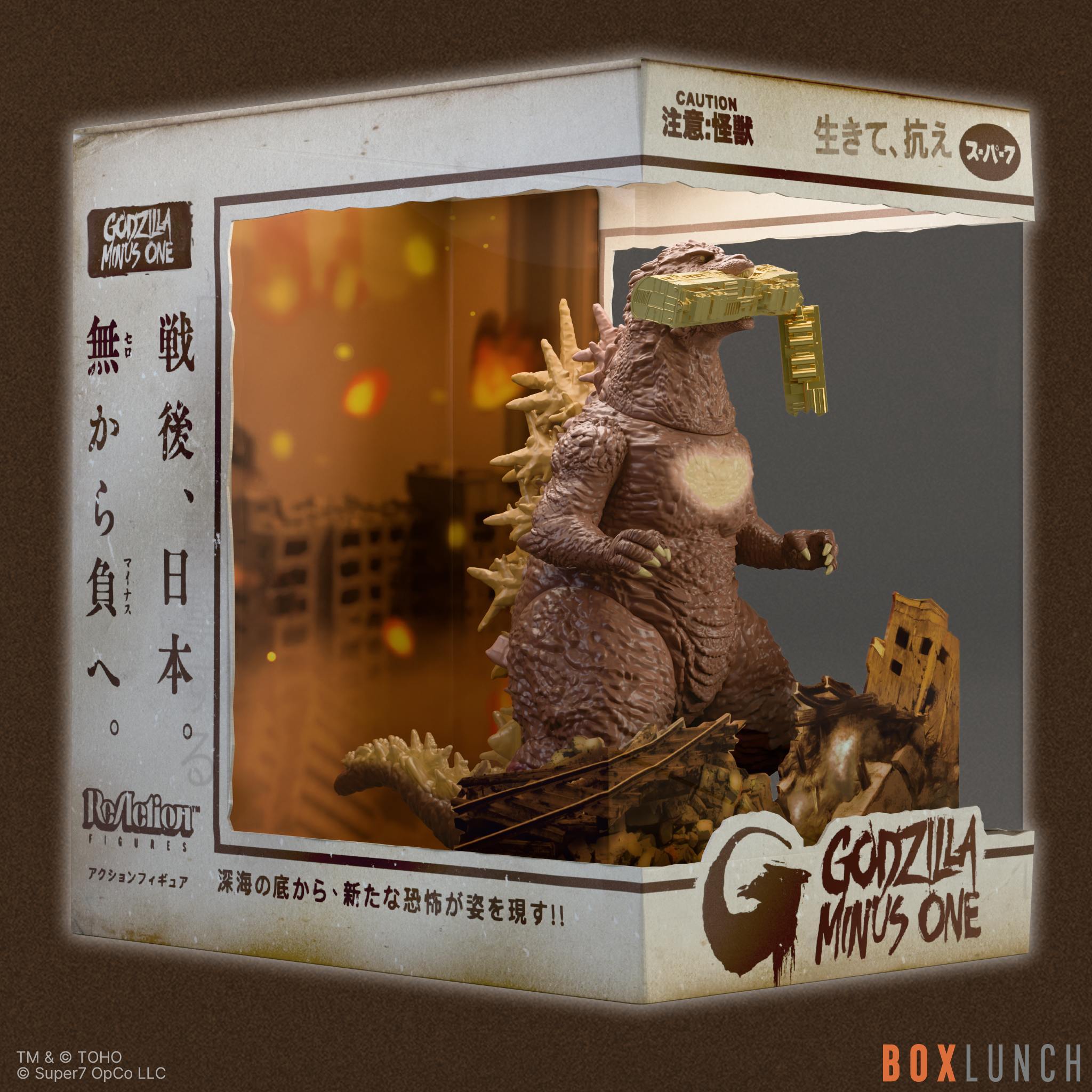 Toho ReAction Figures - Godzilla Minus One (Train Biter, Sepia Toned)