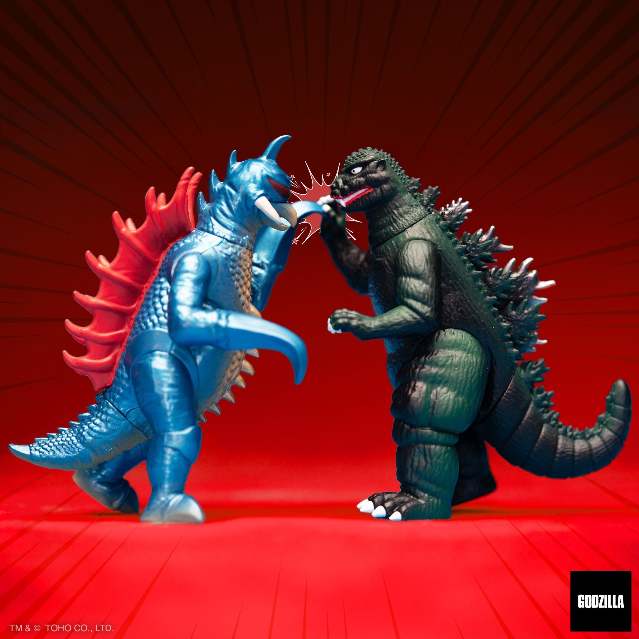 Toho ReAction Figures - Godzilla '84 (Toy Recolor)