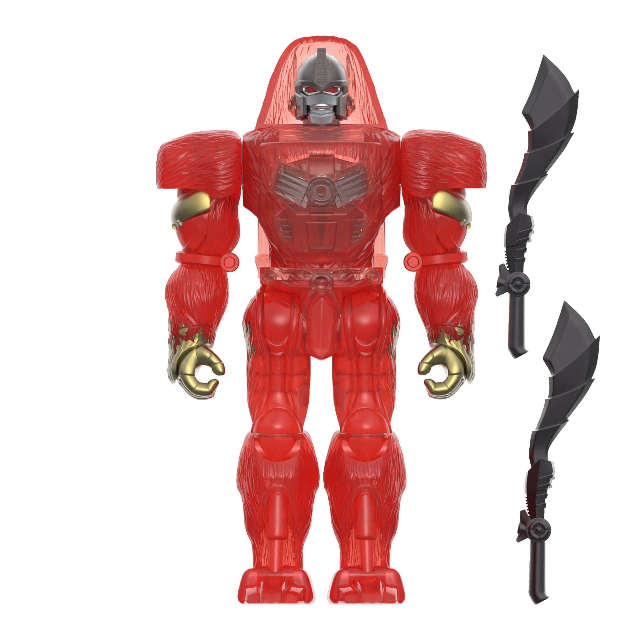 Transformers ReAction Figures - Optimus Primal  (Burning Red)
