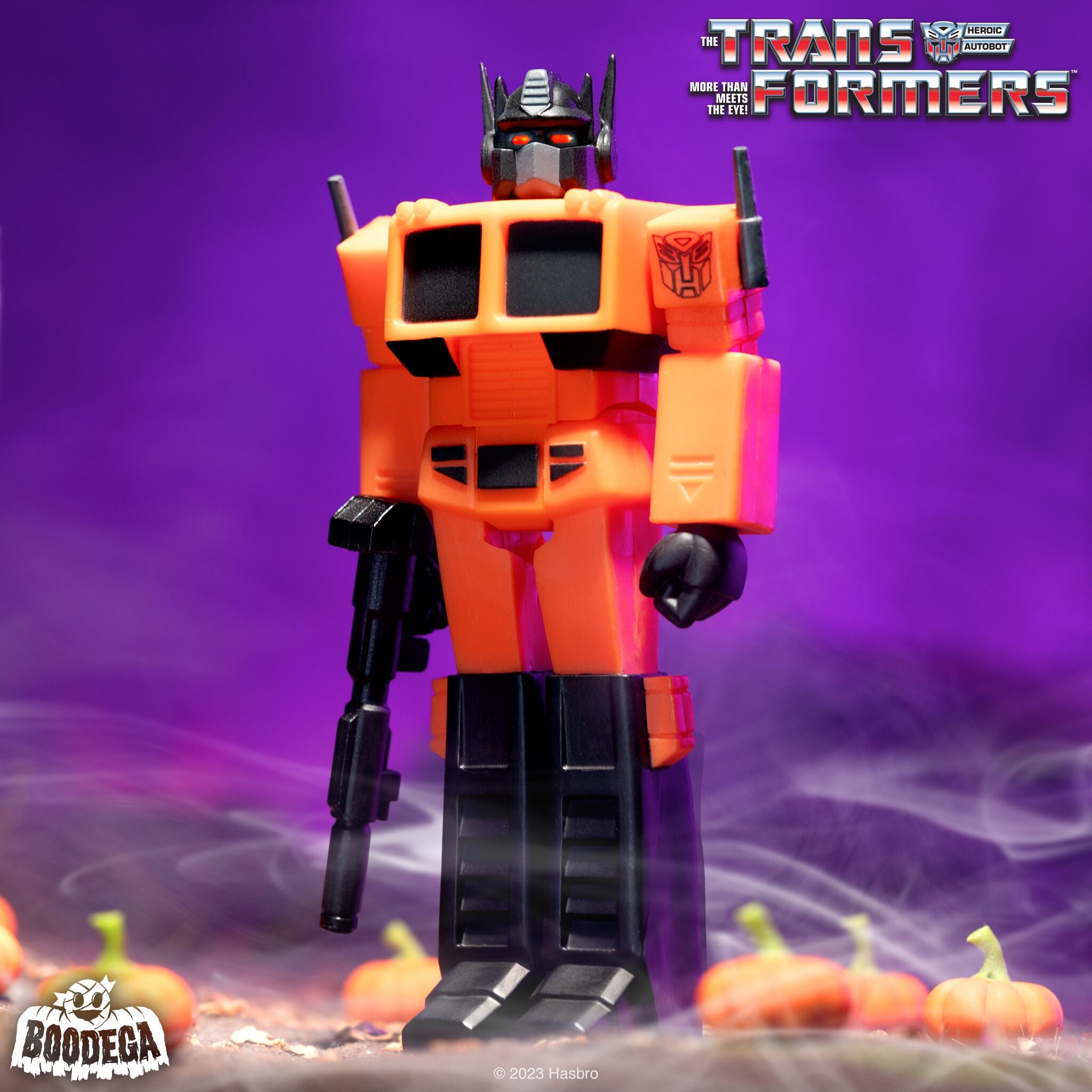 Transformers ReAction Figure - Optimus Prime (Orange/Black)