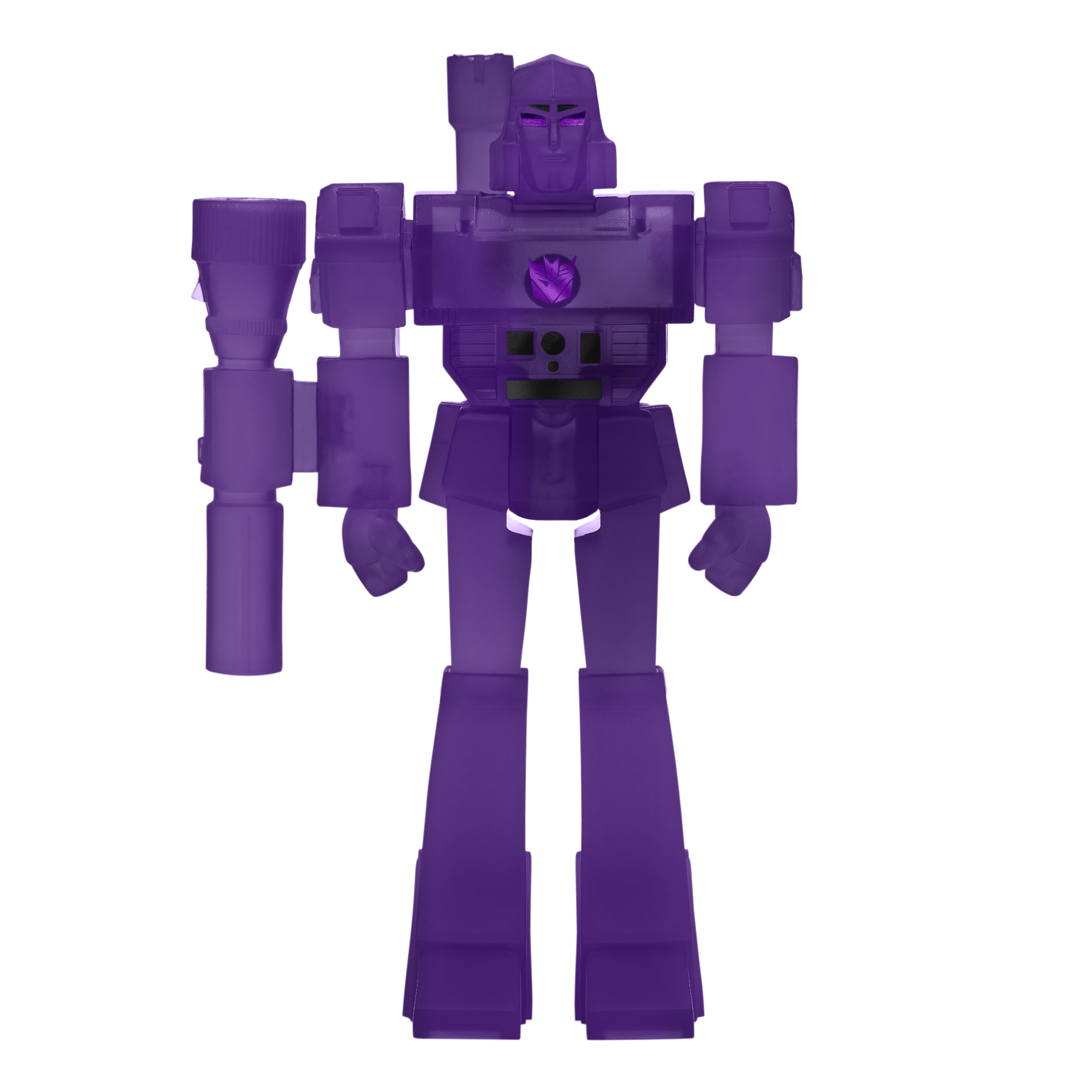 Transformers ReAction Figure Wave 1 - Megatron Transformation (Purple Grid)