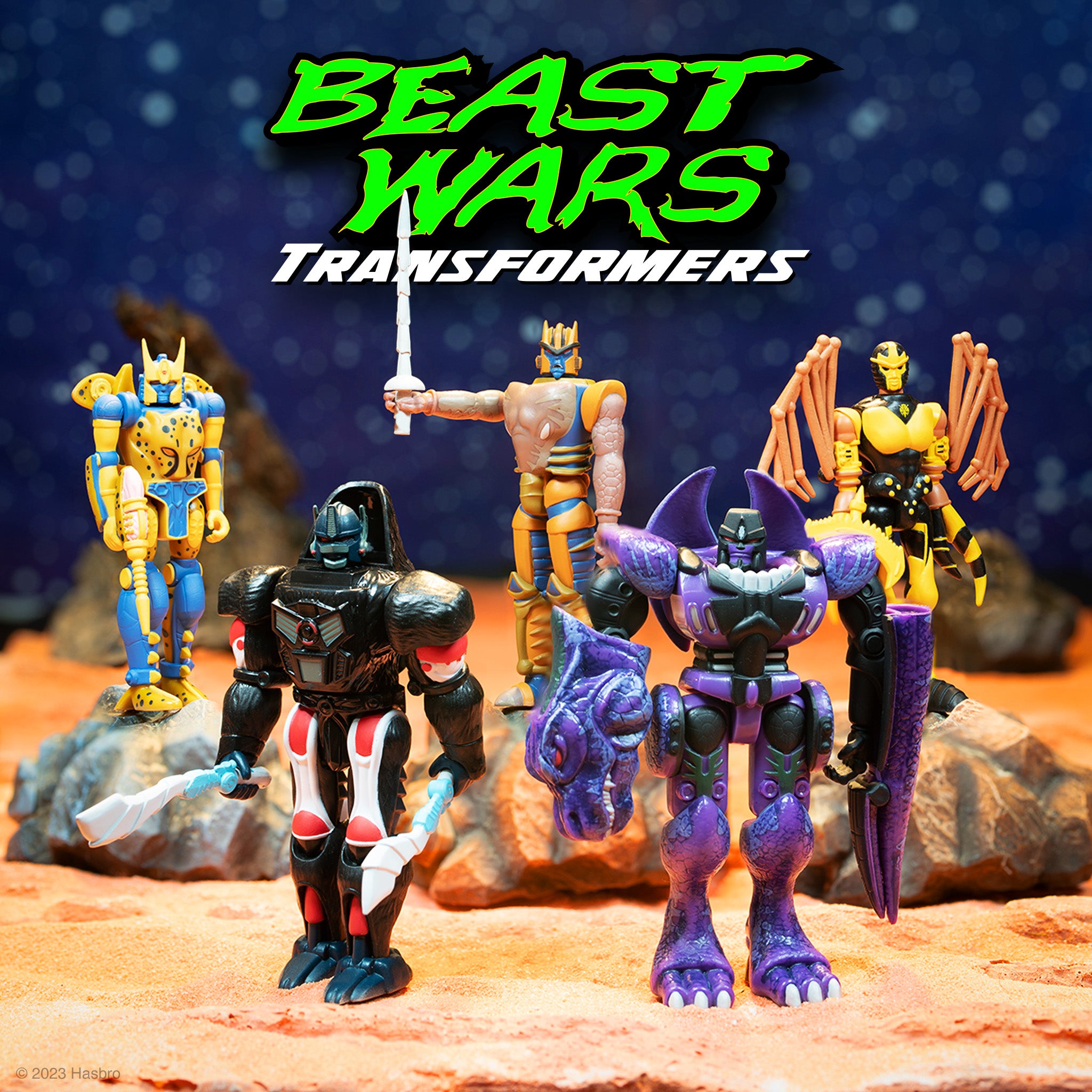 Transformers ReAction Figures Wave 7 Beast Wars - Set of 5