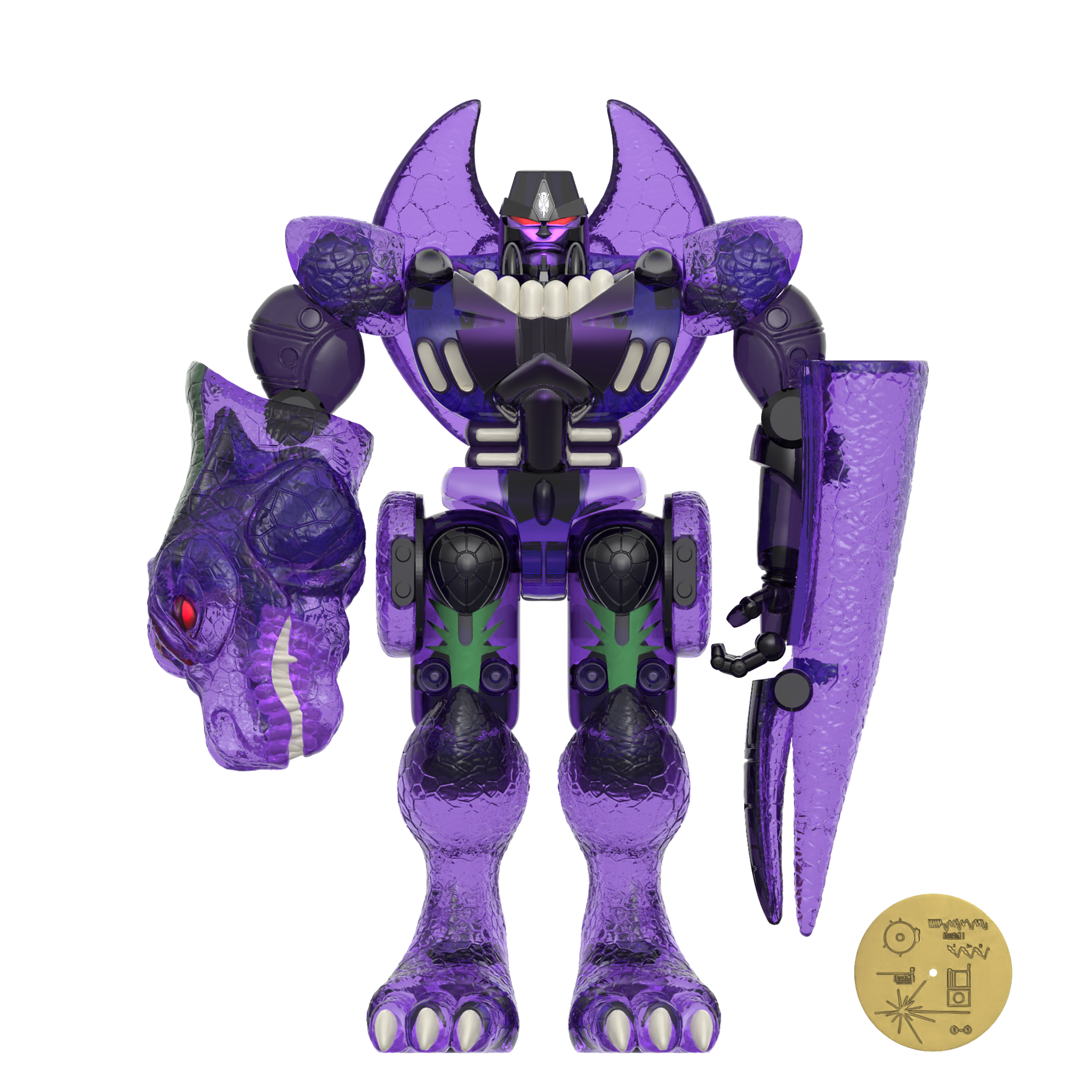 Transformers ReAction Wave 7 Beast Wars - Megatron (Clear)