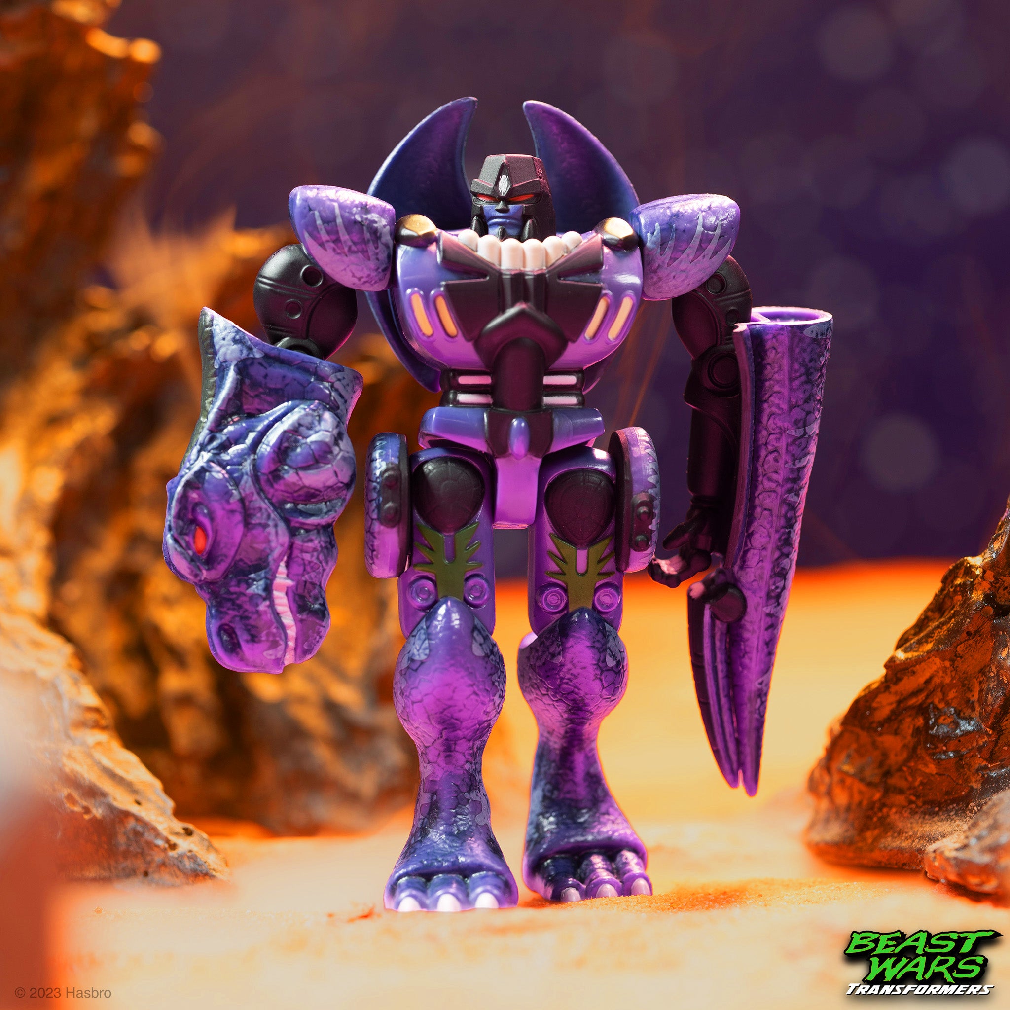 Transformers ReAction Wave 7 Beast Wars - Megatron (Clear)