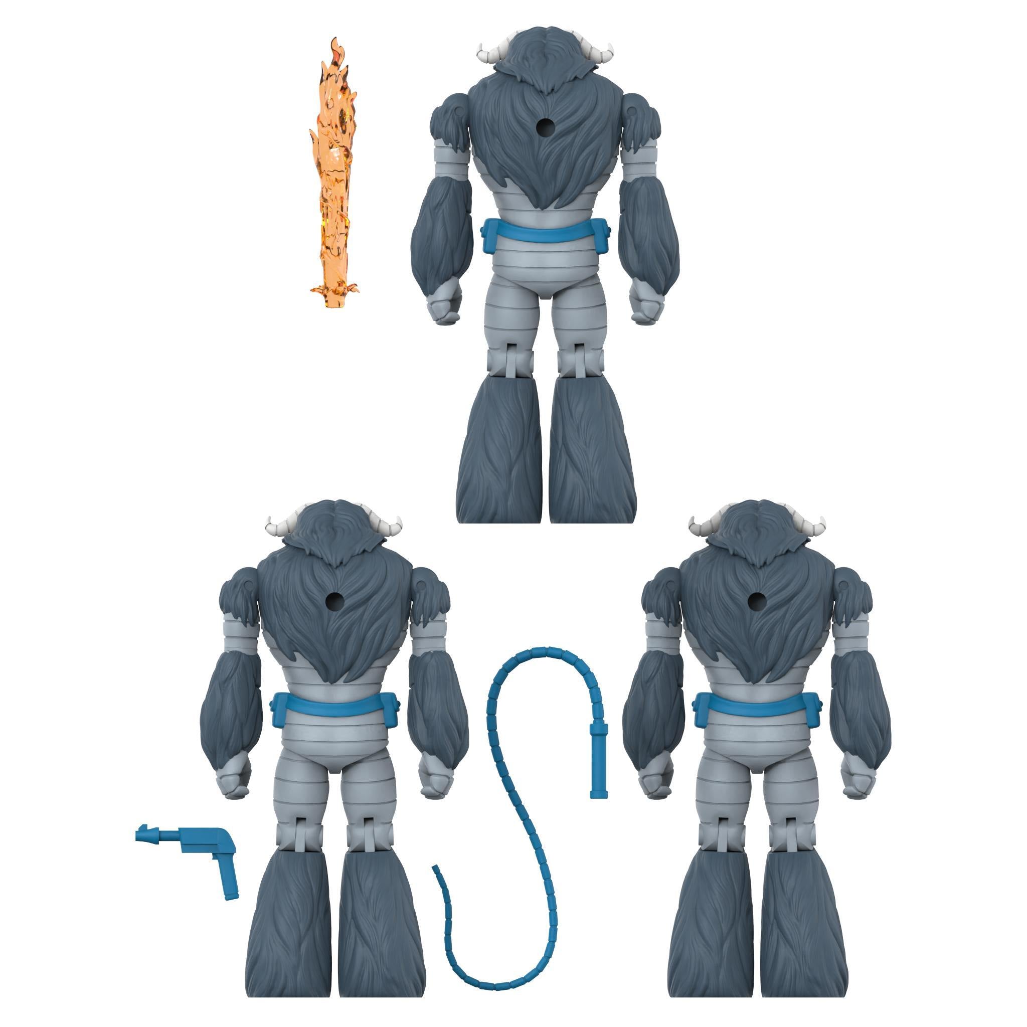 Fatal Fluffy Force Pack GI Joe ReAction figure back view with accessories