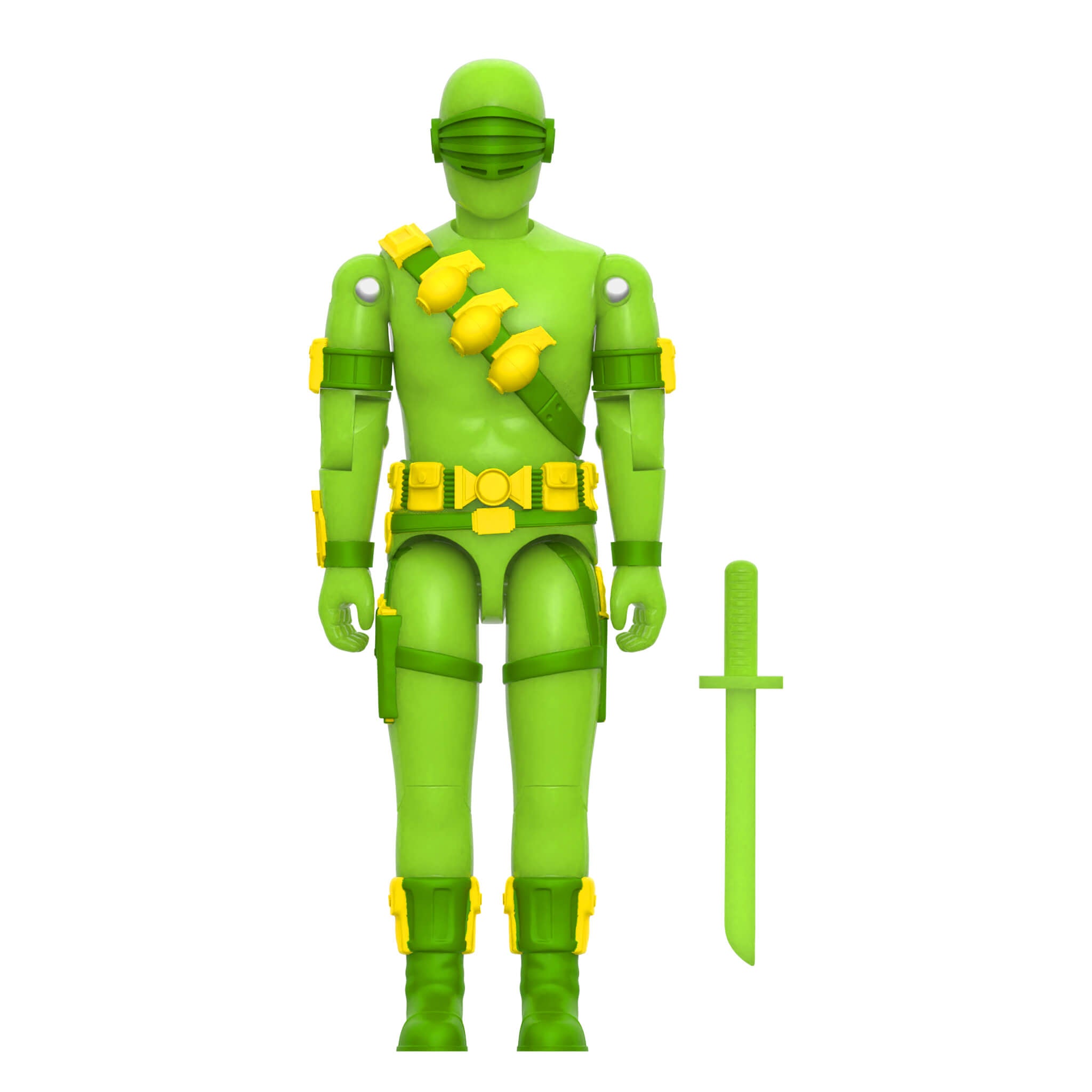 G.I. Joe ReAction+ Figures - 3 PK - Joe (Glow Patrol - Green)