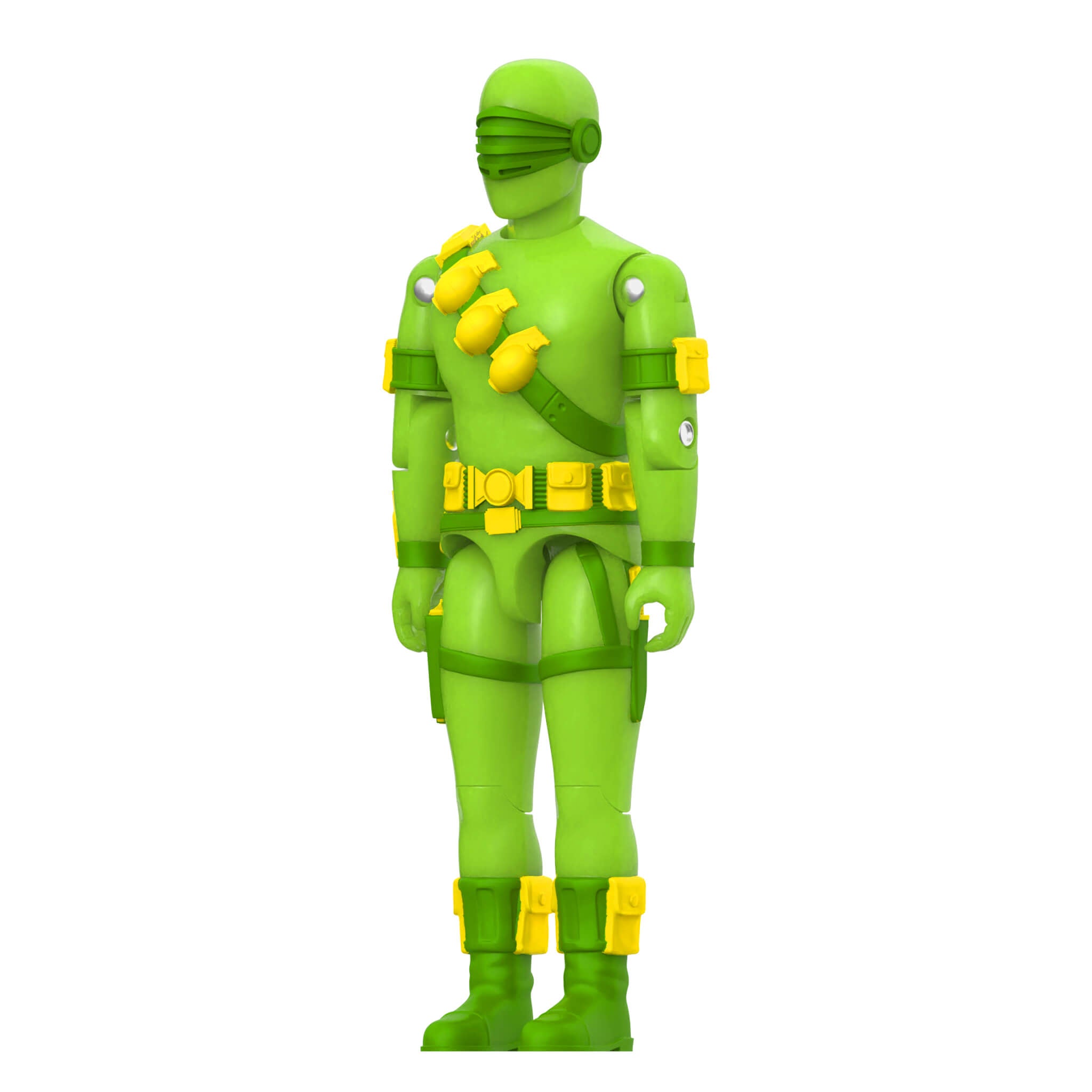 G.I. Joe ReAction+ Figures - 3 PK - Joe (Glow Patrol - Green)