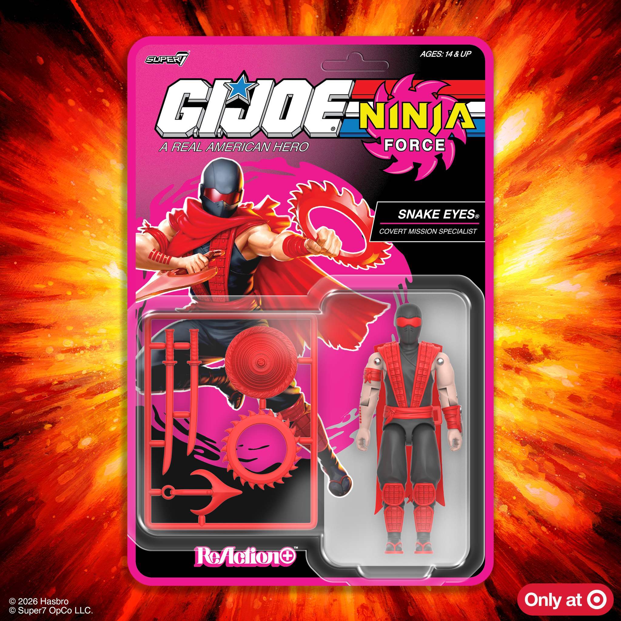 G.I. Joe ReAction+ Wave 11 (Ninja Force) - Snake Eyes (Ninja Force)