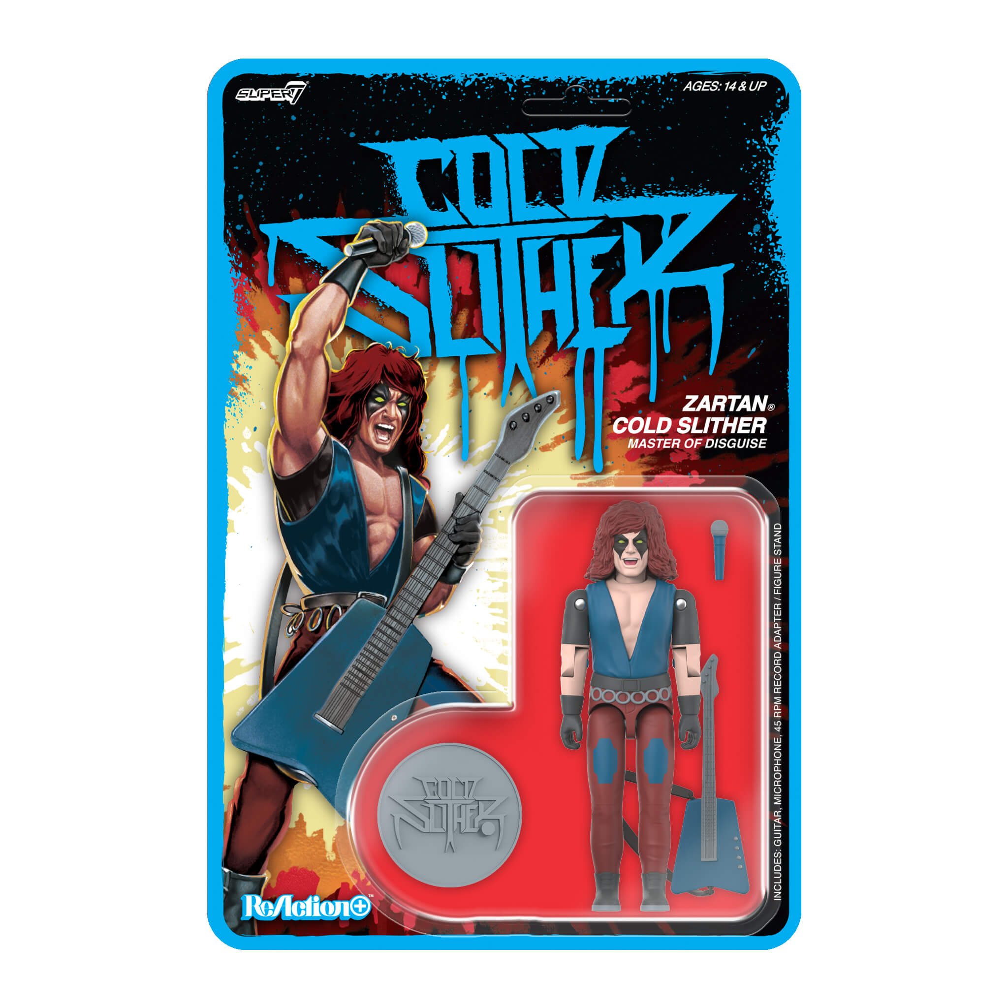 G.I. Joe ReAction+ - Cold Slither (45 Adaptor Box Set (Cartoon Color))