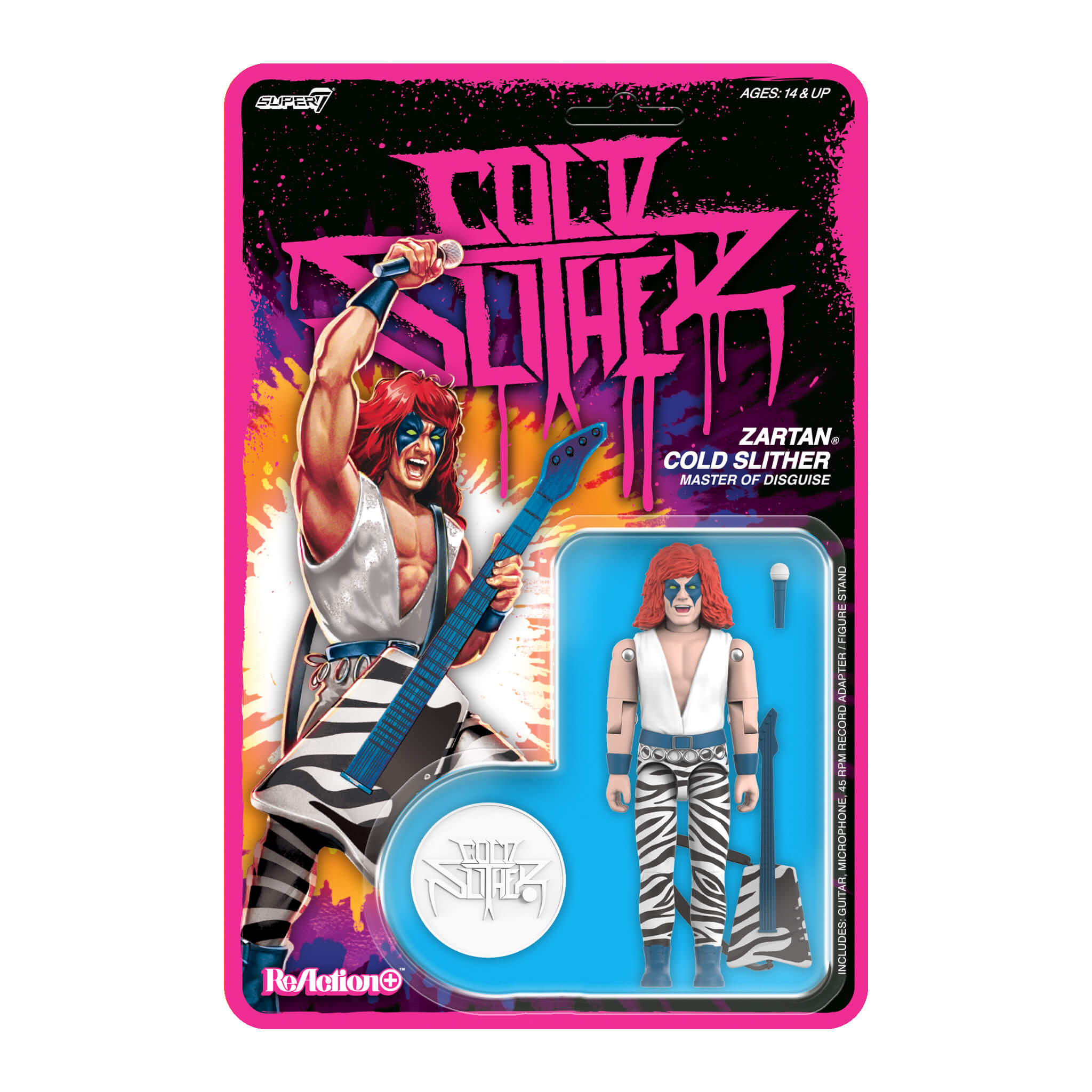 G.I. Joe ReAction+ - Cold Slither (45 Adaptor Box Set (Zebra))
