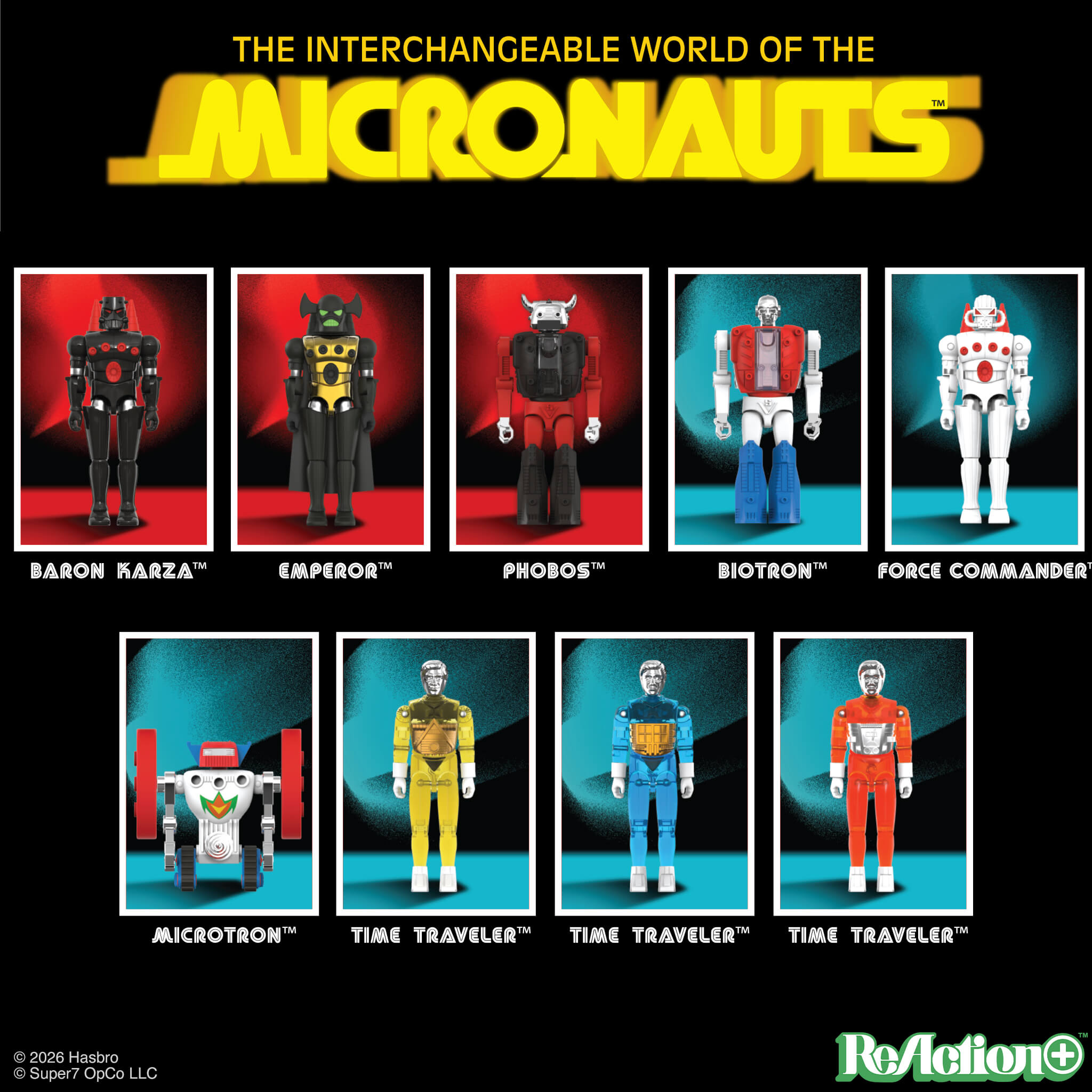 Micronauts ReAction+ Wave 04 - Time Traveler (Translucent Orange)