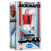 Biotron figure in SDCC Japanese boxed Micronauts packaging with bold logo and colorful stripes.