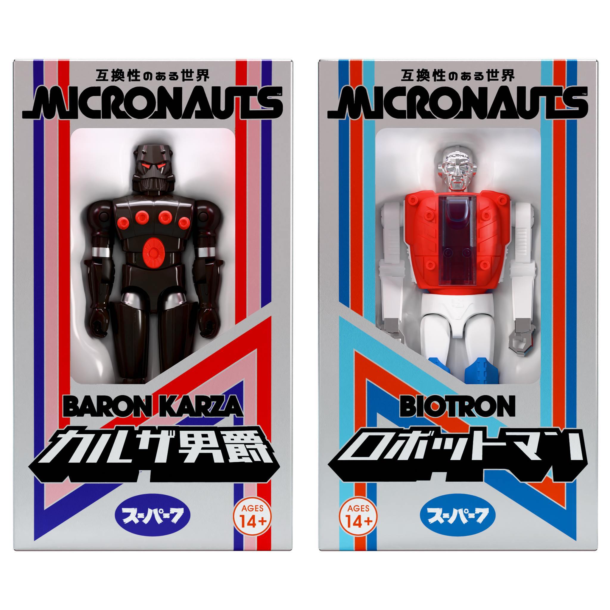 Micronauts ReAction+ Wave 05 (SDCC/Japanese Boxed) - Baron Karza & Bio