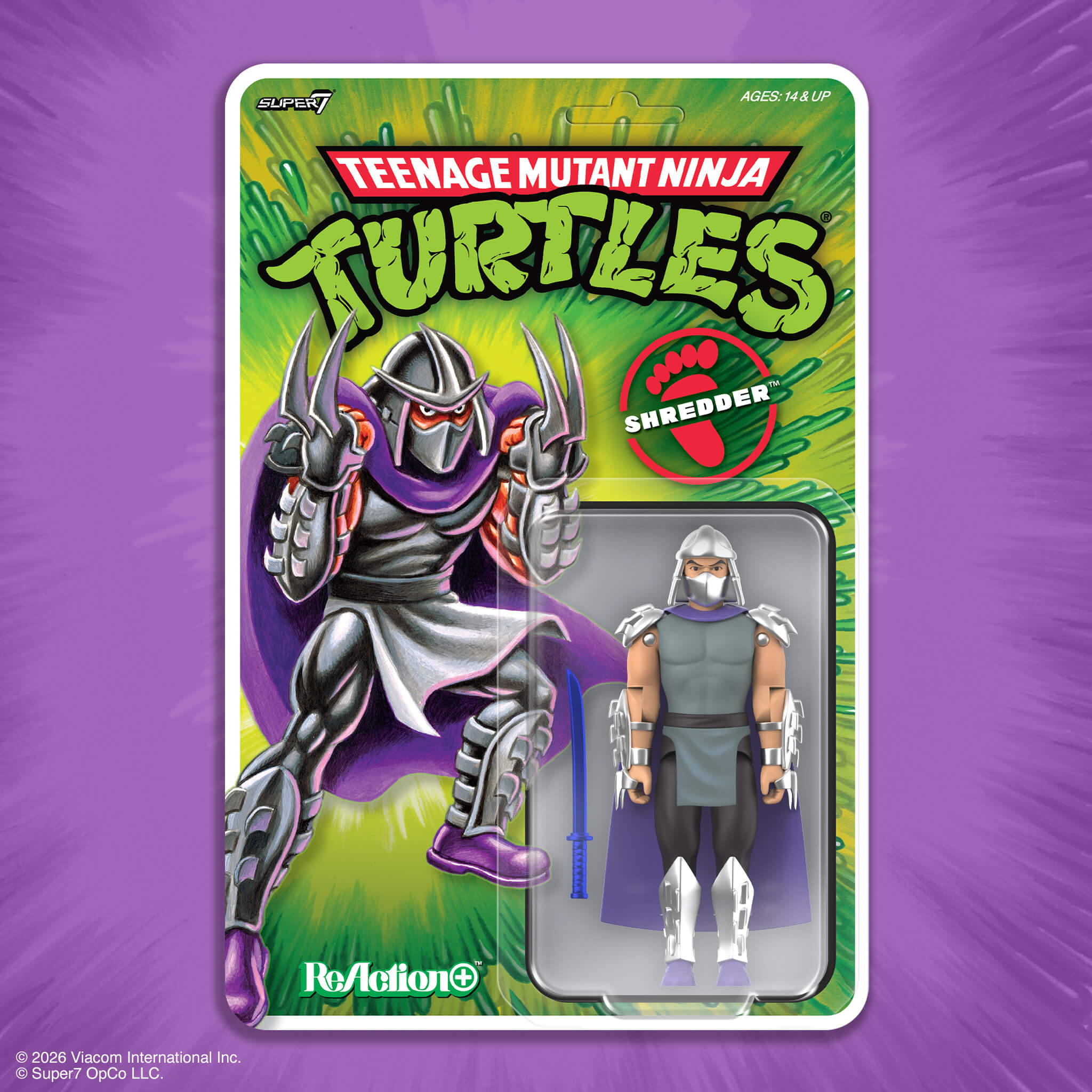 Teenage Mutant Ninja Turtles ReAction+ Wave 01 - Shredder