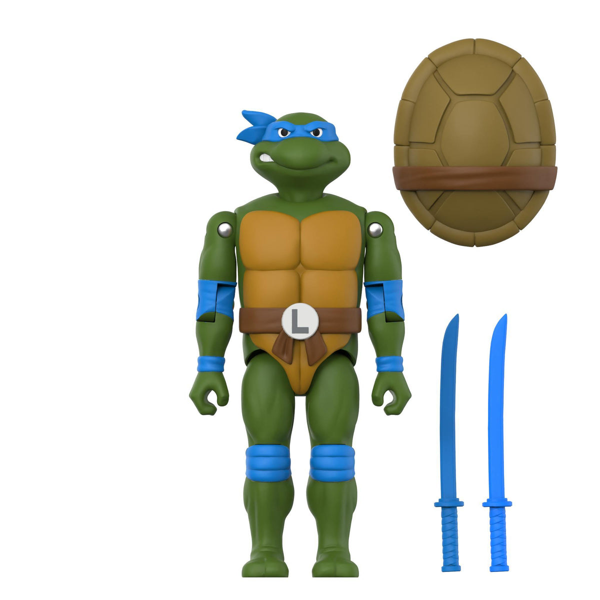 Teenage Mutant Ninja Turtles ReAction+ Wave 02 - Leonardo, Michelangelo, Bebop & Rocksteady