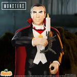Dracula ReAction figure from Universal Monsters ReAction Wave 1 holding a candlestick