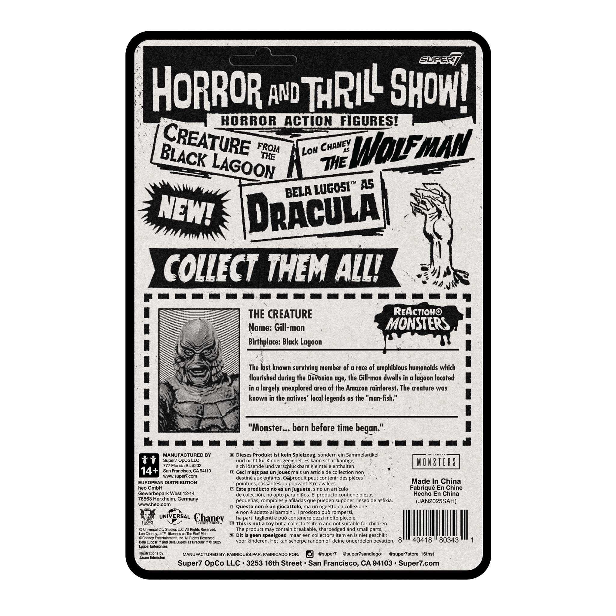 Universal Monsters ReAction+ Wave 01 - Creature from the Black Lagoon