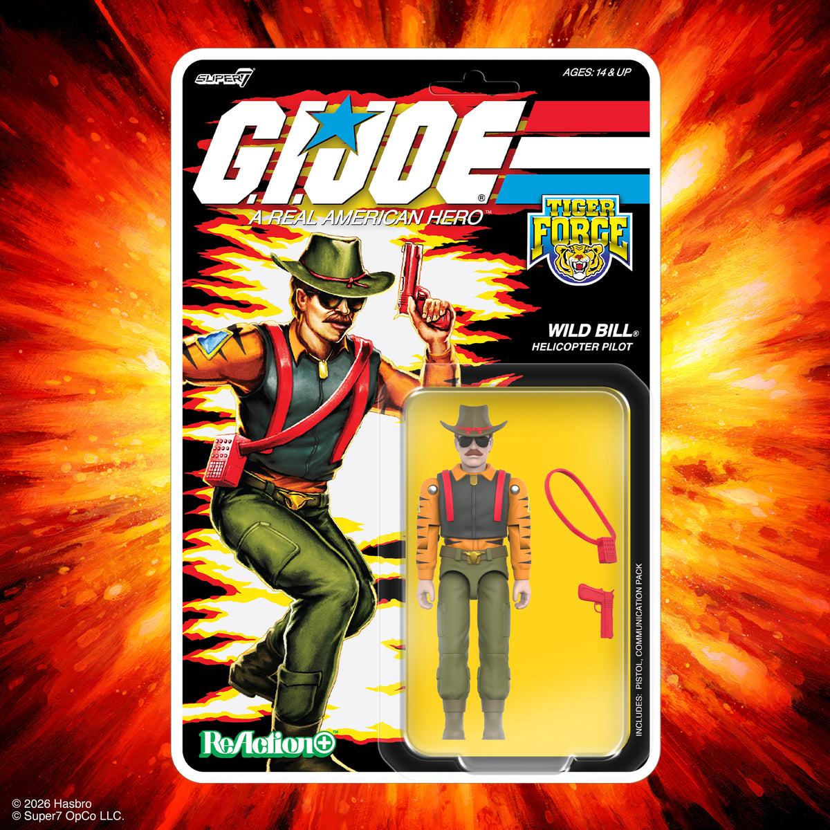 G.I. Joe ReAction+ Figures - Wild Bill (Tiger Force)